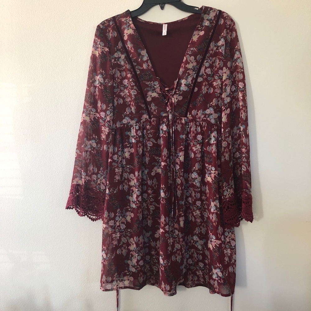 ✨NWOT✨ XHILARATION FLORAL TUNIC DRESS